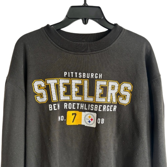 Retro Pittsburgh Steelers Black Sweater - Picture 2 of 3